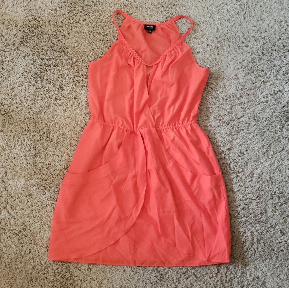 Strapless tulip dress